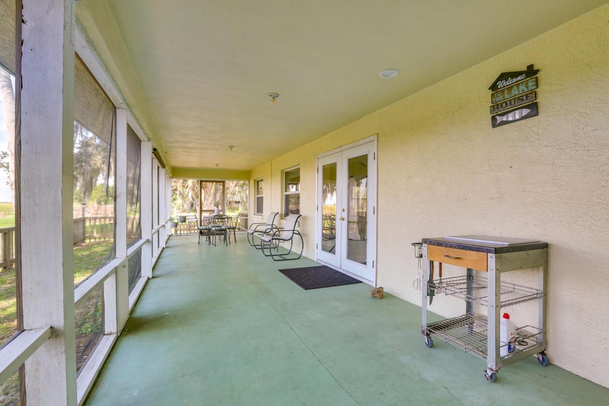 Lush Lorida Home On Lake Istokpoga Sebring Exterior photo
